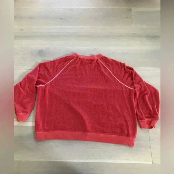 Wildfox just keep pouring orange crewneck sweater sz medium - Picture 5 of 11